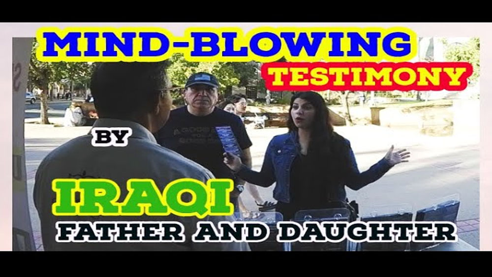 Mind-blowing testimony by Iraqi  father and daughter / BALBOA PARK